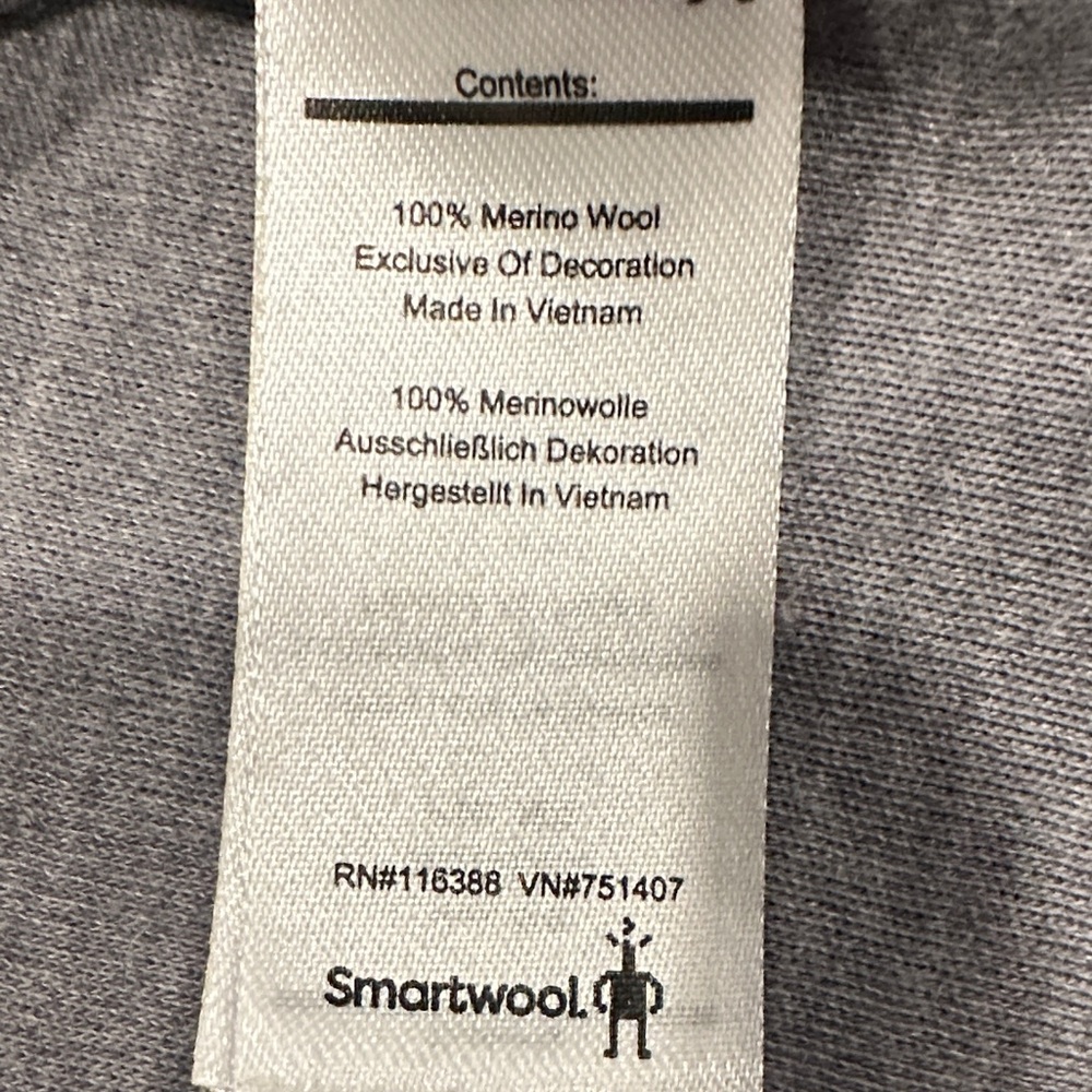 Smartwool Gray Patterned Long Sleeve Top - image 7